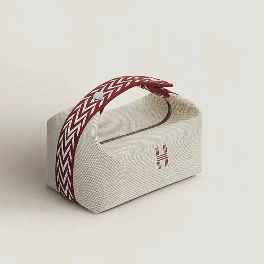 🚫SOLD🚫 Hermes Canvas Small Bride-A-Brac Pouch Bag Limited Edition